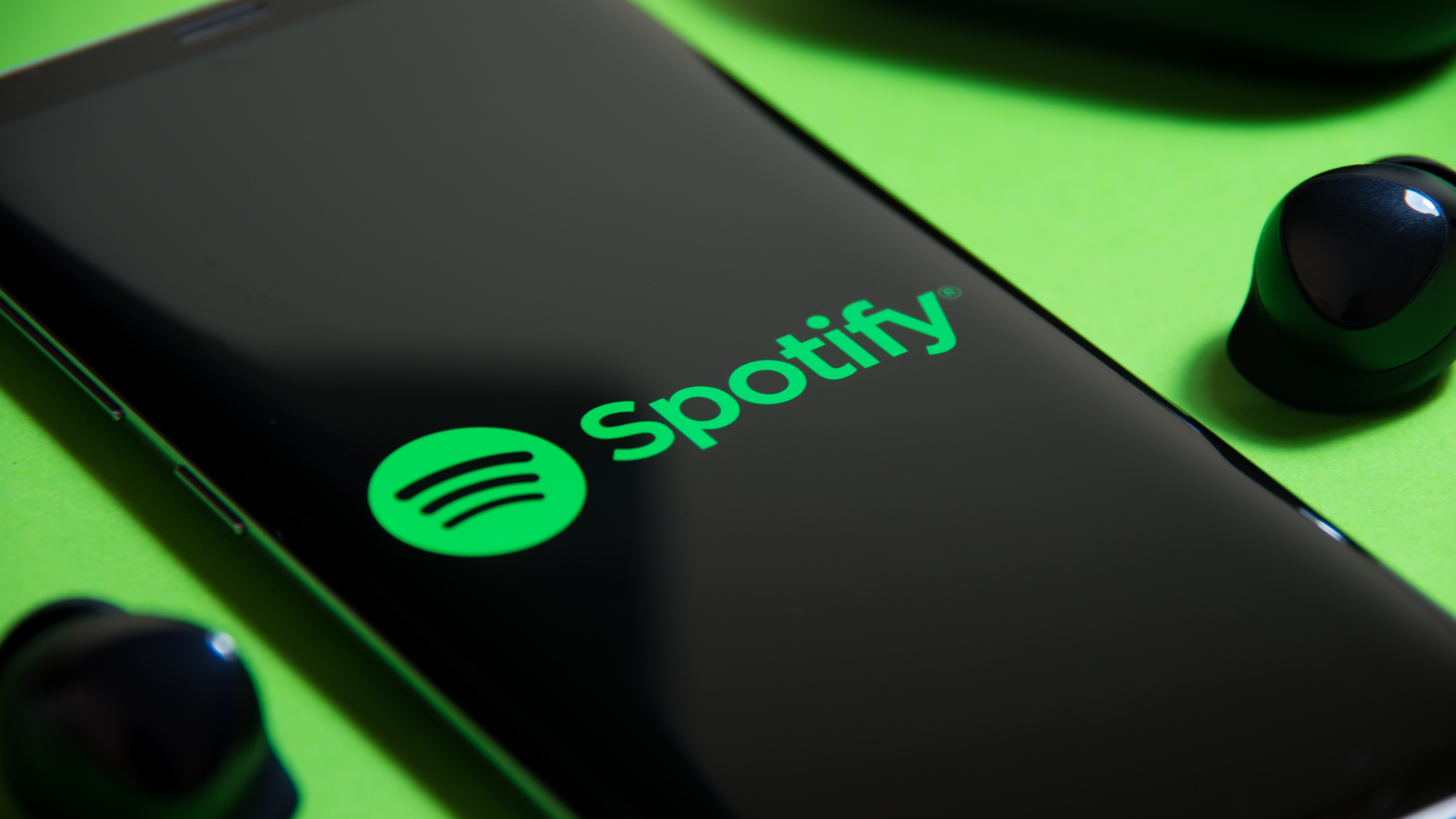 Spotify app on a smartphone