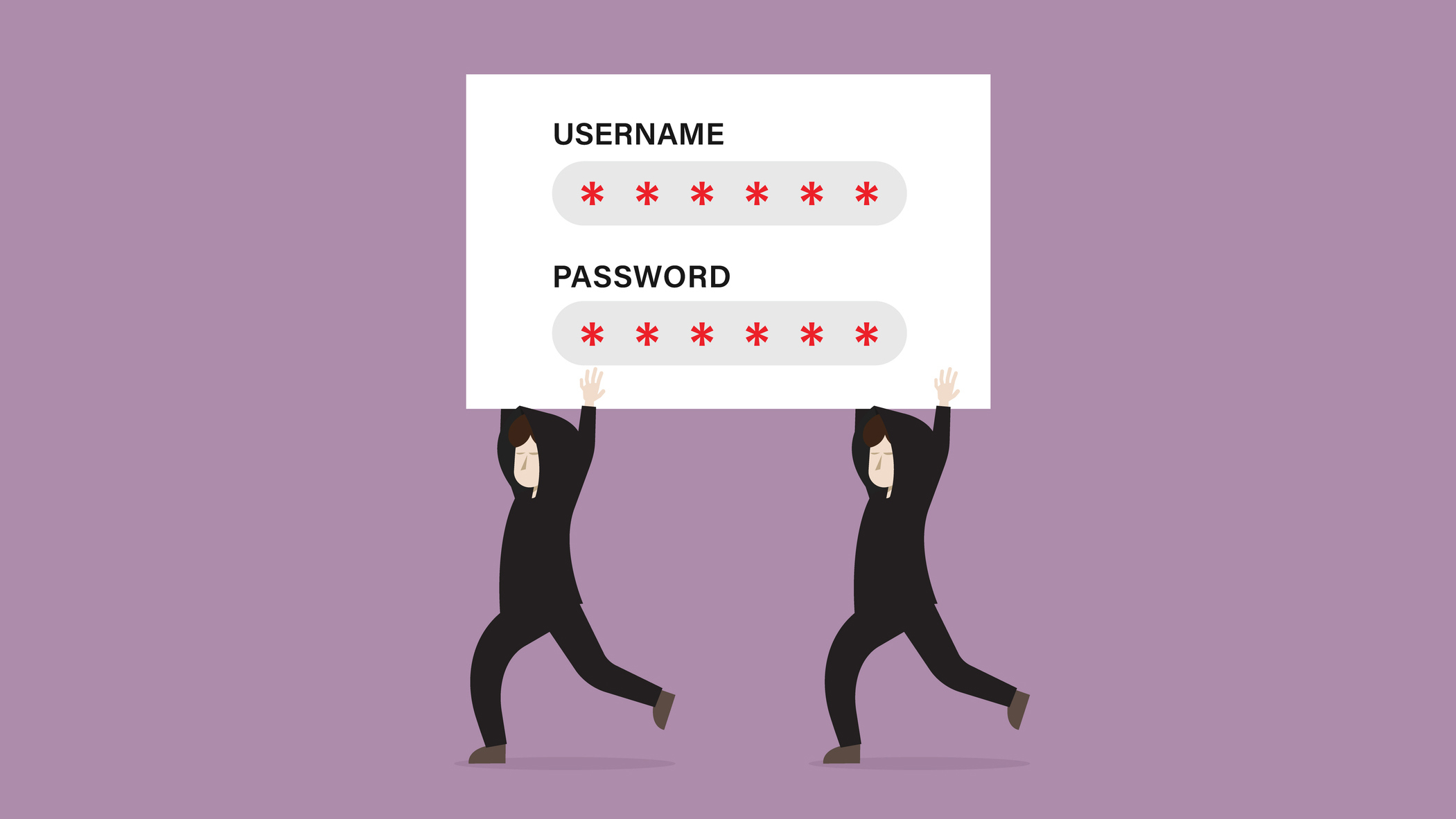 Two cybercriminals escape with stolen login credentials